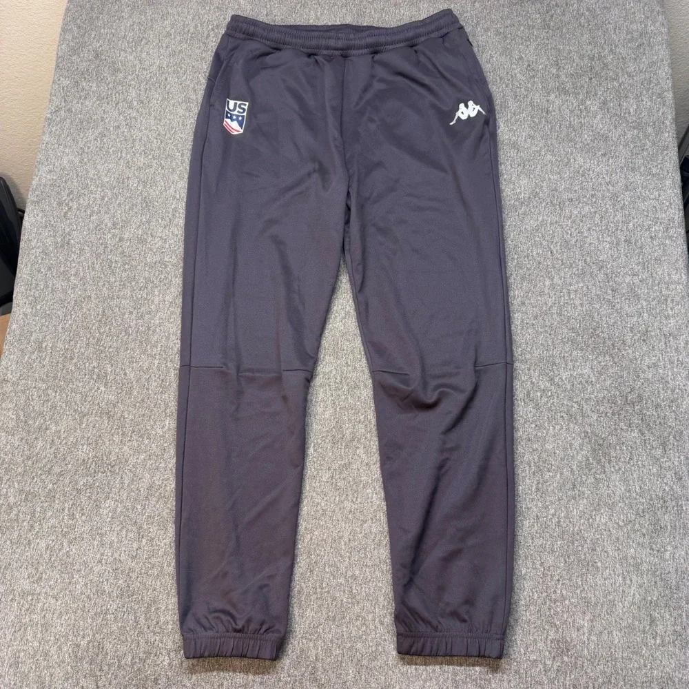 Kappa Gara Mens Gray US Ski & Snowboard Team Joggers Track Pants XL 000